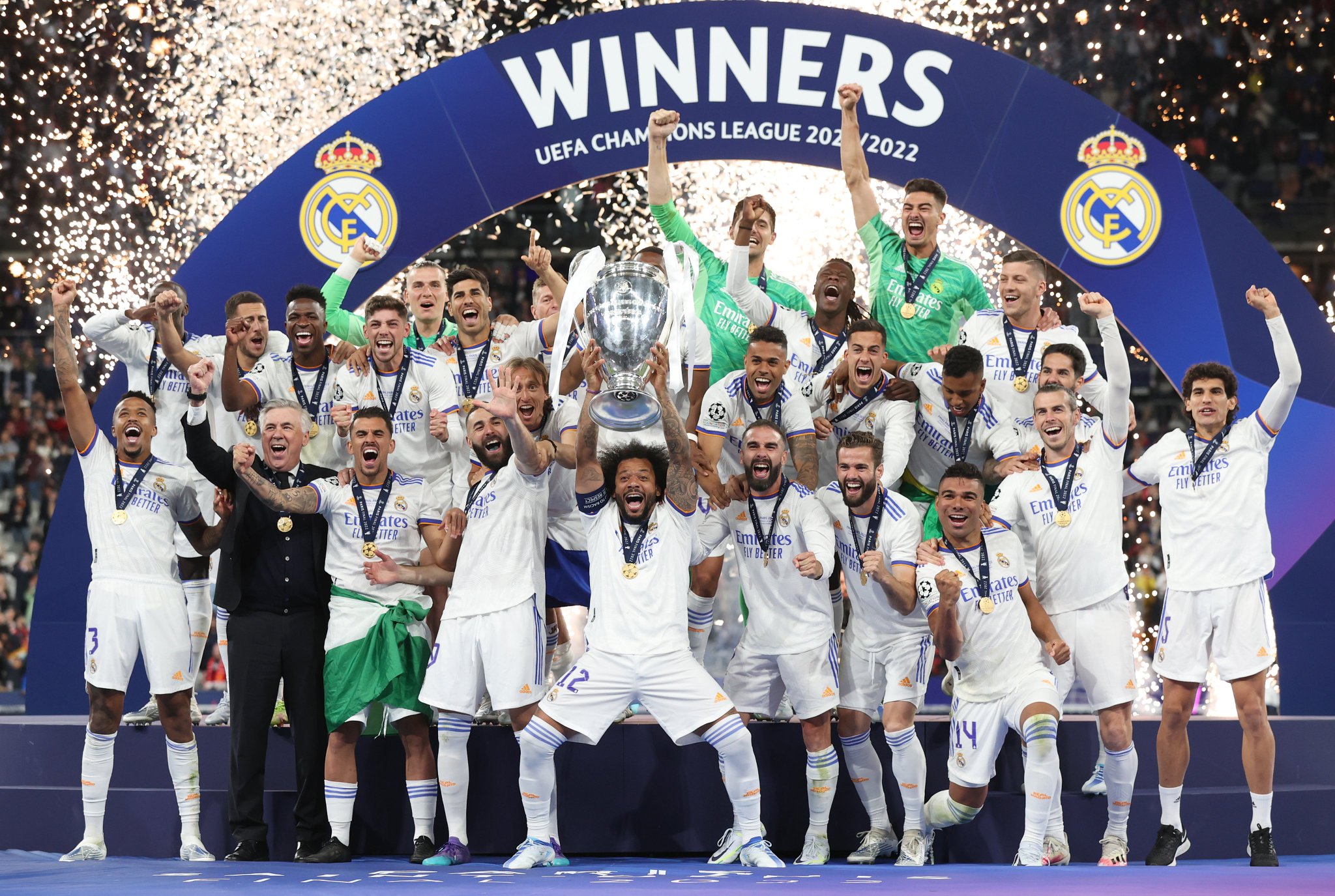 Real Madrid beat Liverpool to win Champions League trophy