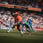 Terem Moffi scores in FC Lorient home defeat vs Stade de Reims