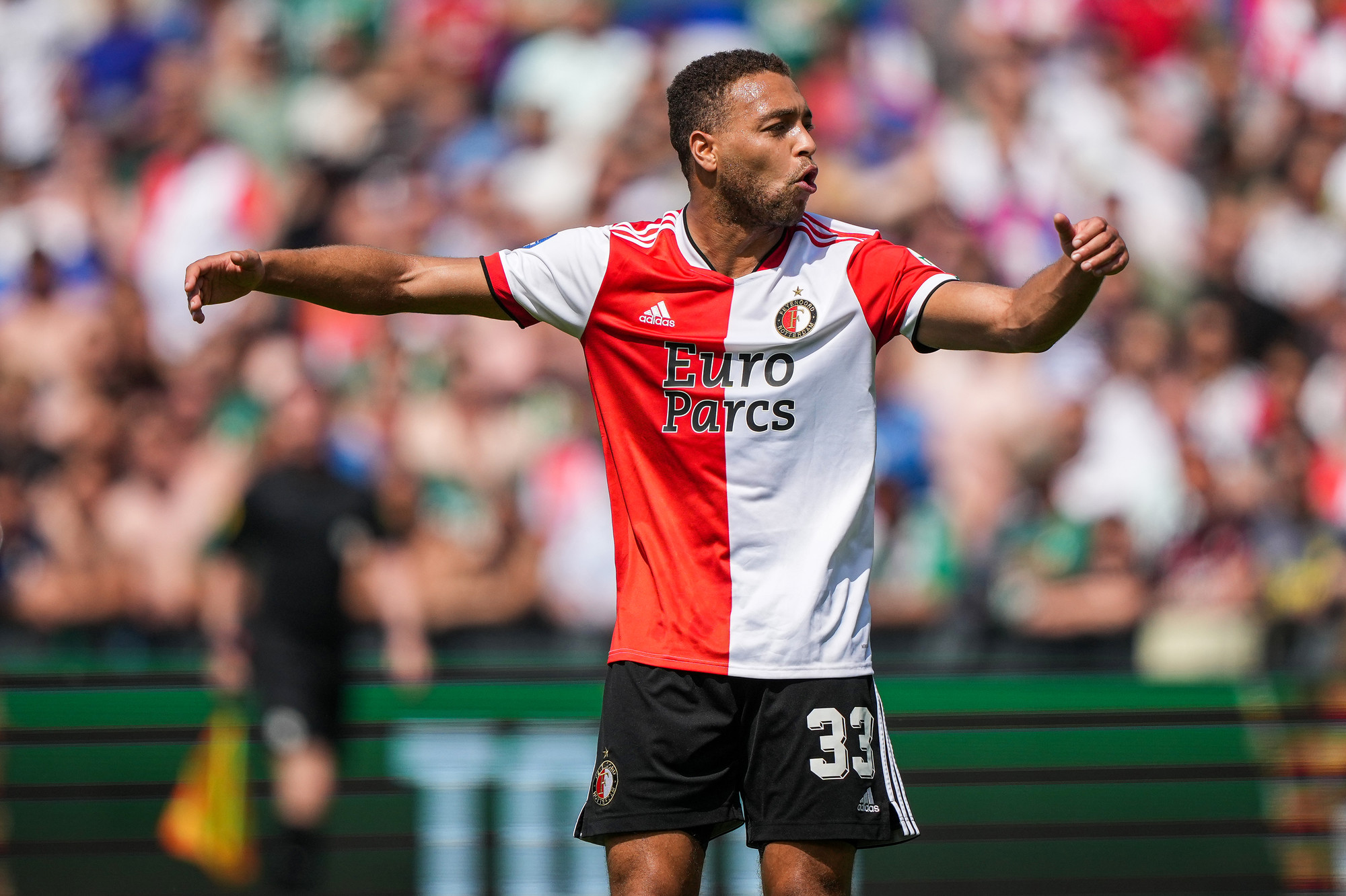 Cyriel Dessers scores as Feyenoord falls to 2-1 home defeat vs Twente