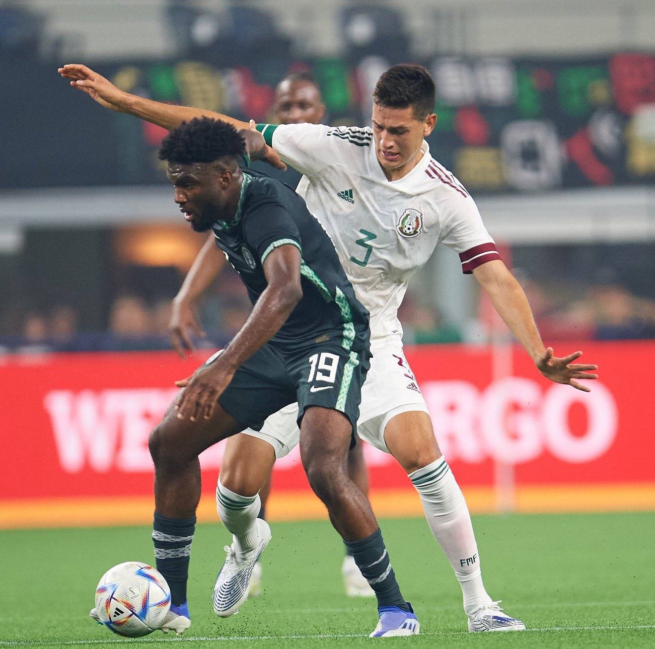 Cyriel Dessers scores first international goal as Mexico beat Nigeria
