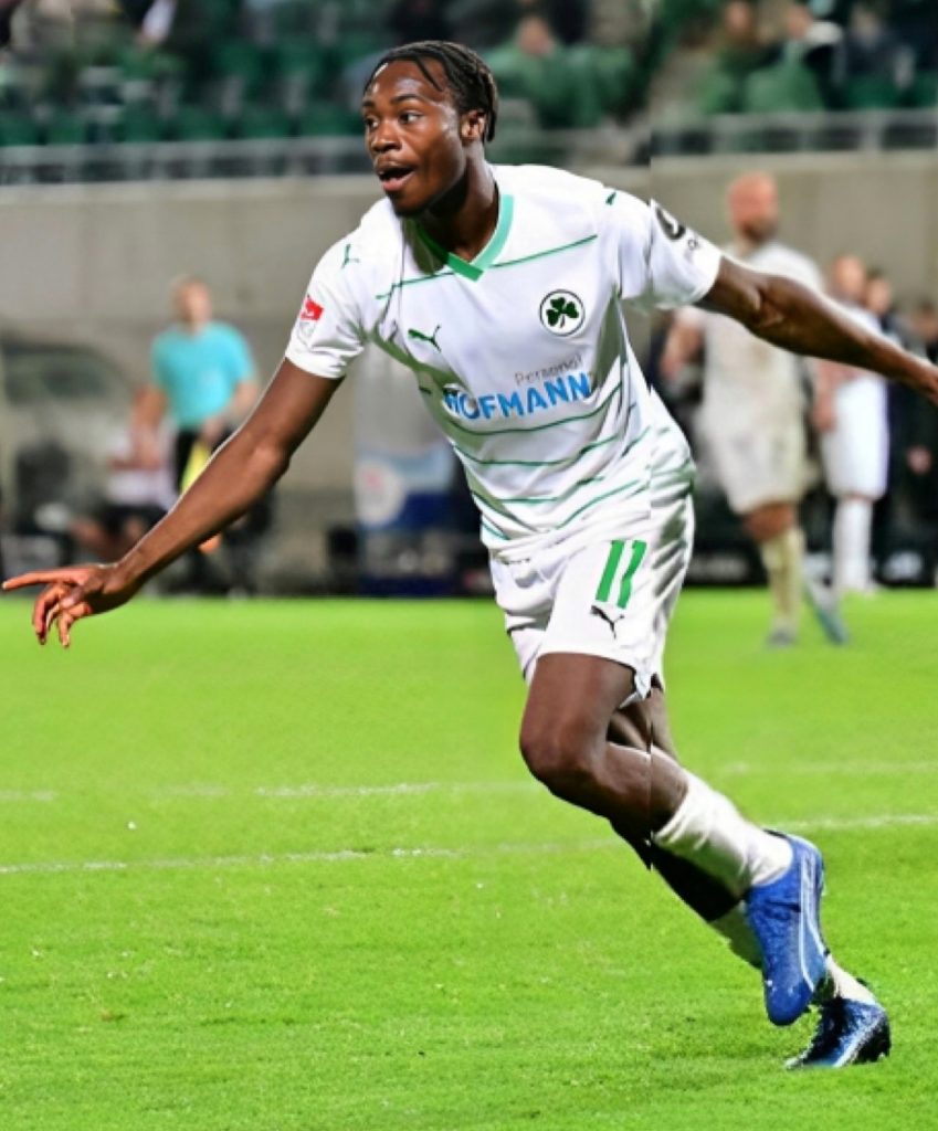 Dickson Abiama Shines with Goal, Assist as Greuther Furth Seal Big Home Win