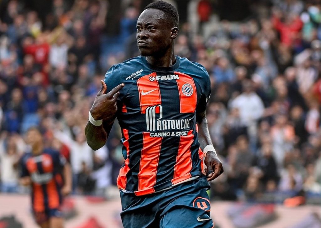 Ex-Flying Eagles Player Akor Adams register 7th league goal of the season for Montpellier