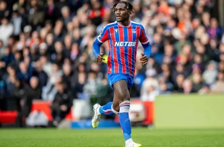 Christantus Uche Crystal Palace training session