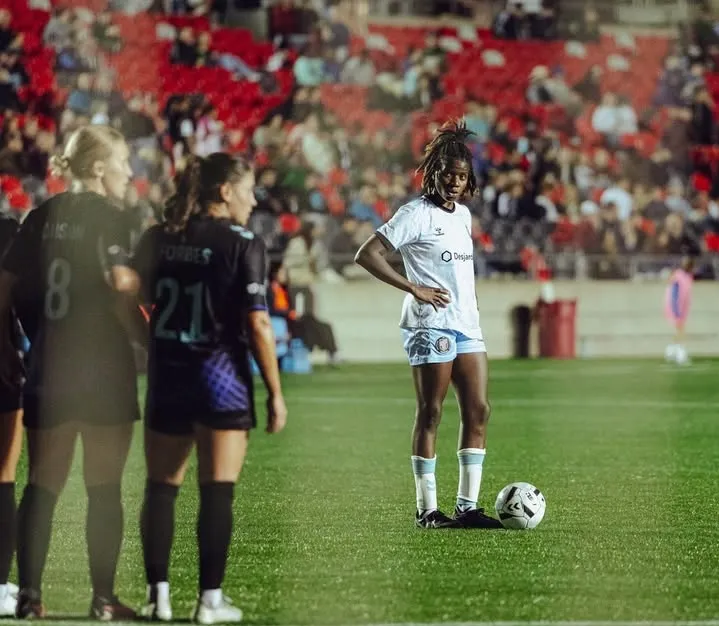 Esther Okoronkwo driving AFC Toronto attack in NSL