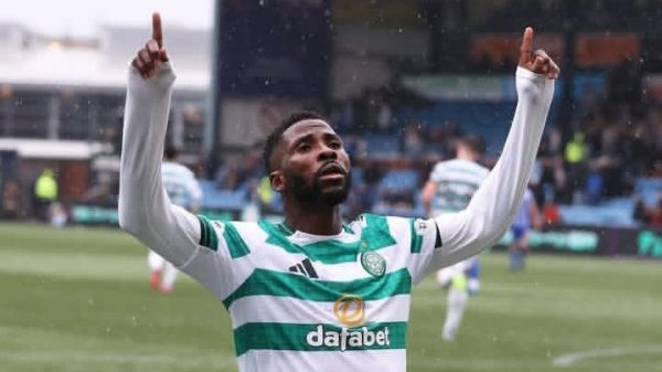 Kelechi Iheanacho Celtic debut winner celebration