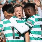 Kelechi Iheanacho reacts after VAR disallows Celtic goal
