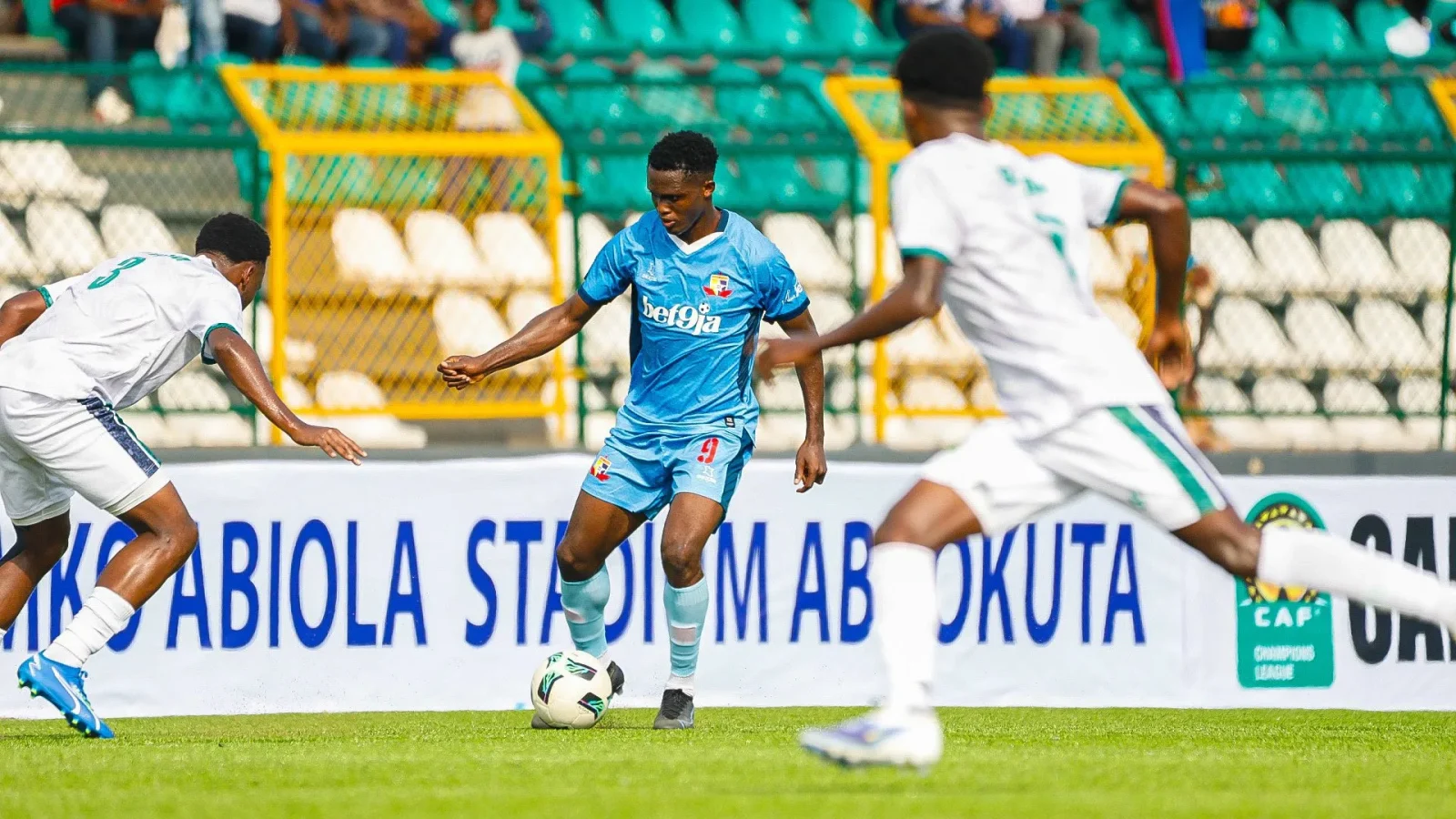 Leonard Ngenge scores for Remo Stars in CAF Champions League