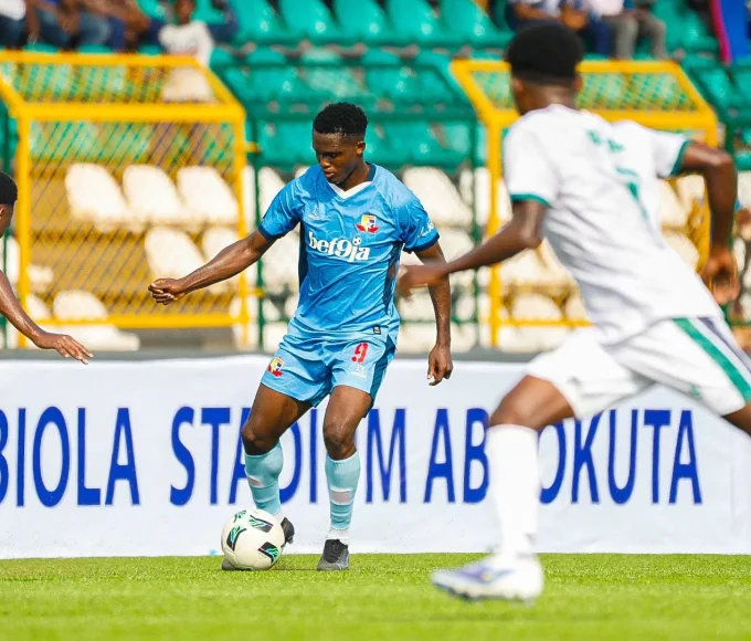Leonard Ngenge scores for Remo Stars in CAF Champions League