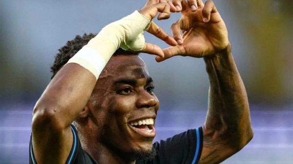 Onyedika powers home first-half goal against Monaco