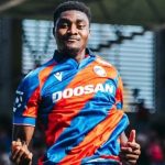 Rafiu Durosinmi celebrating his goal