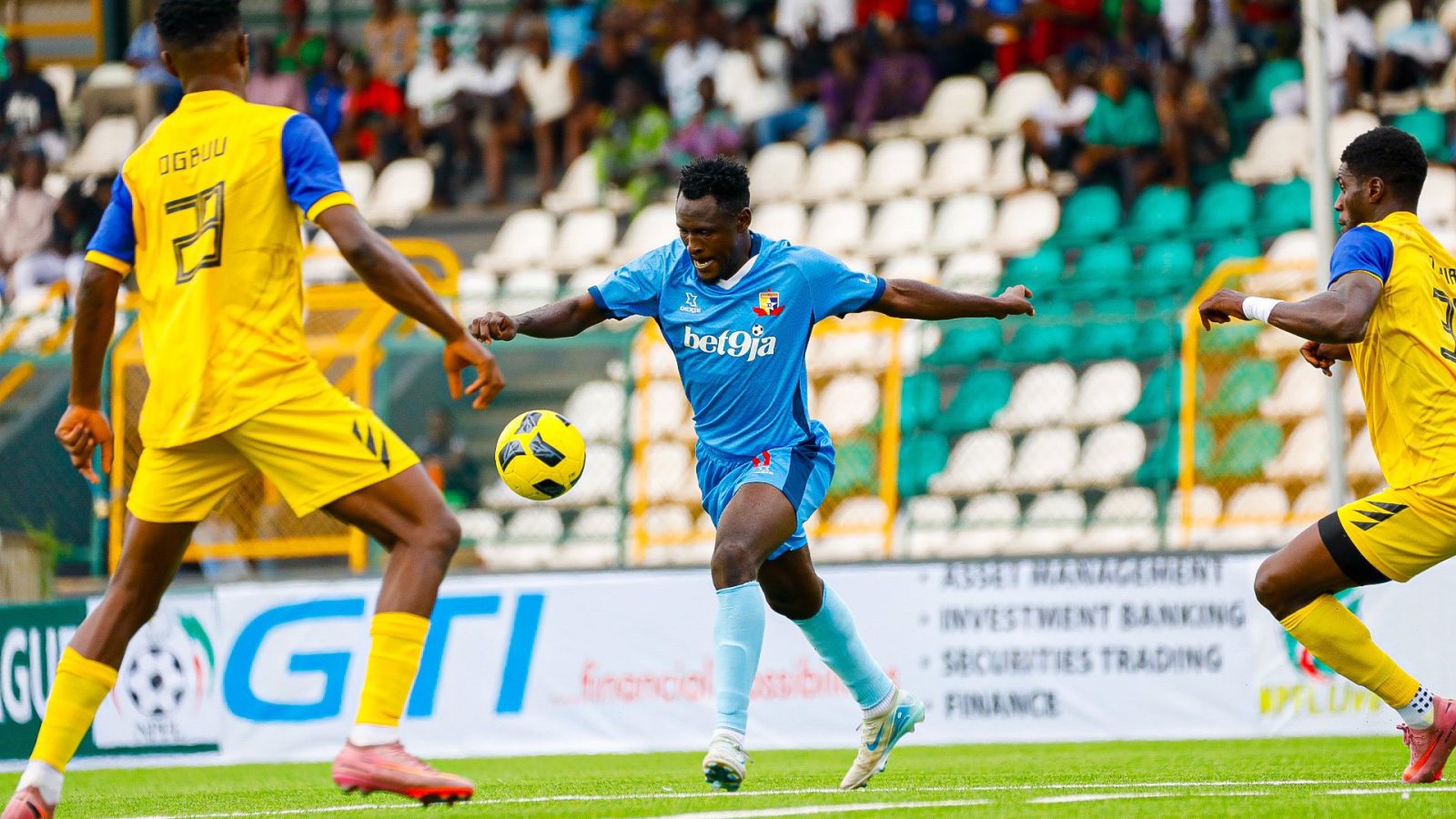 Remo Stars and Kwara United CAF match action