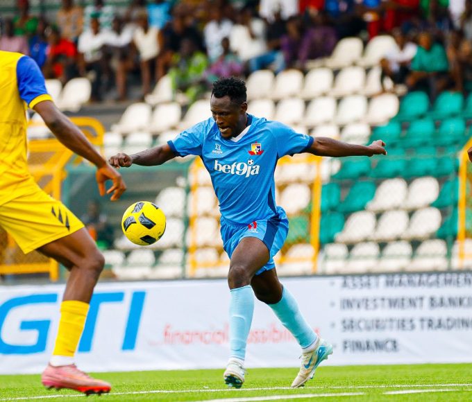 Remo Stars and Kwara United CAF match action