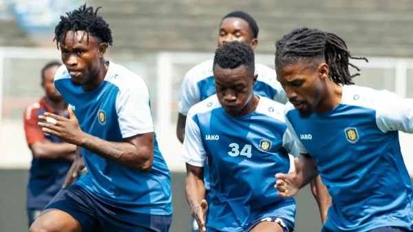 Rivers United defend vs Les Aigles in Kinshasa