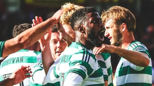 Iheanacho in action for Celtic