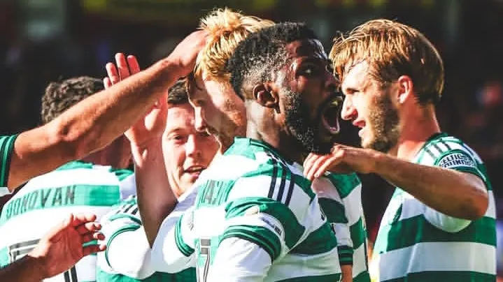 Iheanacho in action for Celtic