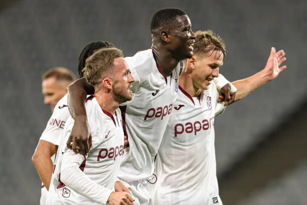 Super Eagles striker celebrates goal for Trabzonspor