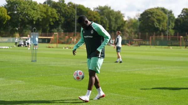 Victor Boniface prepares for Freiburg clash with Bremen