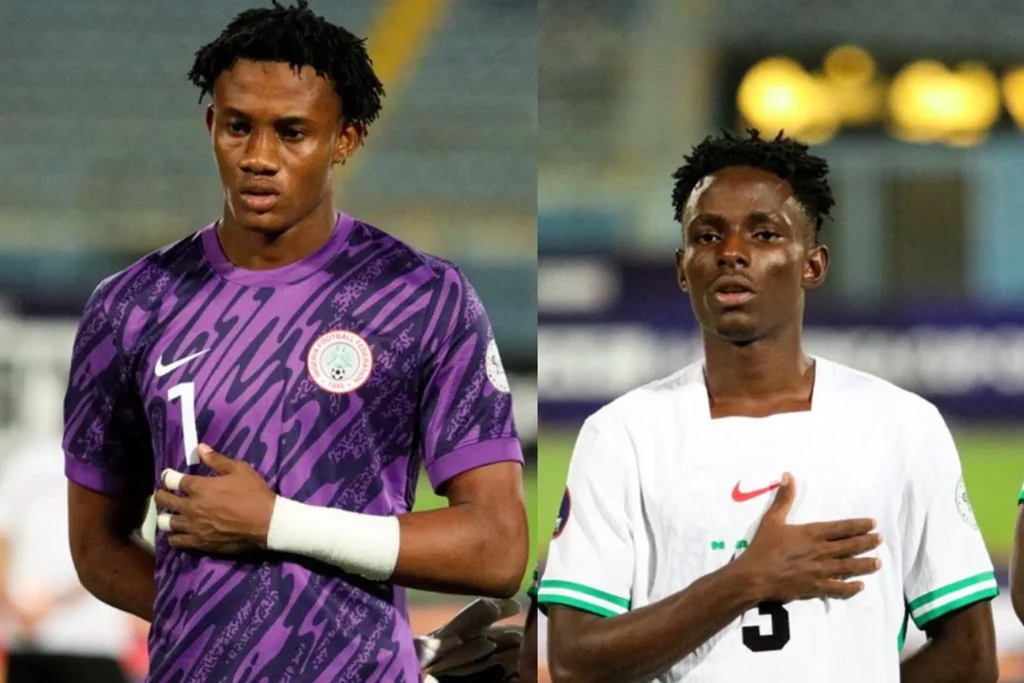 Odinaka Okoro and Ebenezer Harcourt in a match
