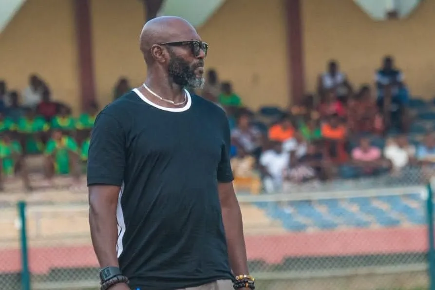 Abia Warriors coach Imama Amapakabo post-match interview at the Cathedral