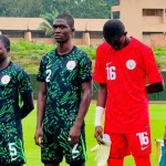 Golden Eaglets players react after U17 AFCON defeat to Ghana
