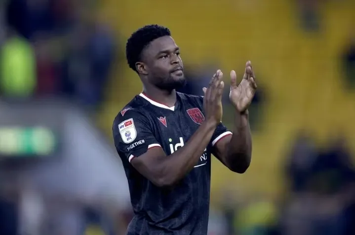 Josh Maja in action during West Brom’s Championship win over Norwich