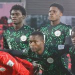 Nigeria Flying Eagles players during FIFA U-20 World Cup match