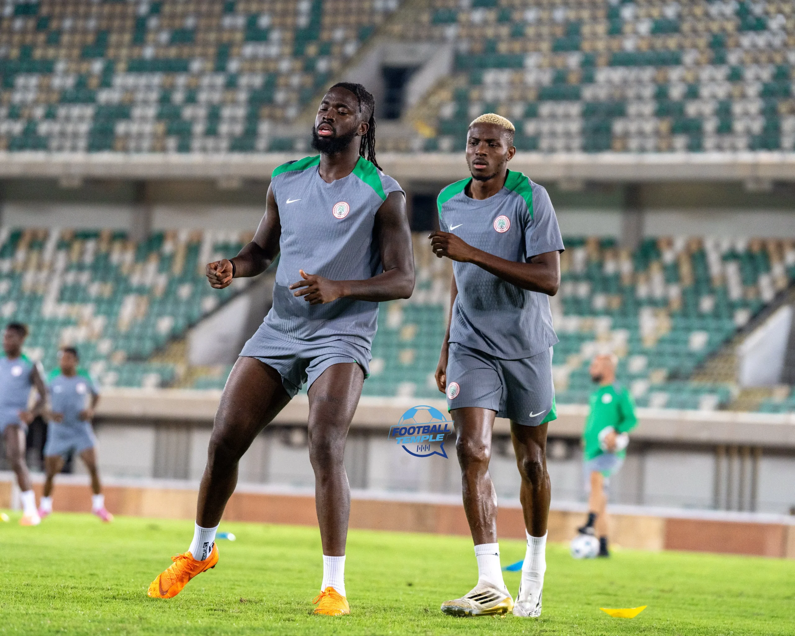 Nigeria players prepare for crucial World Cup qualifier in Uyo