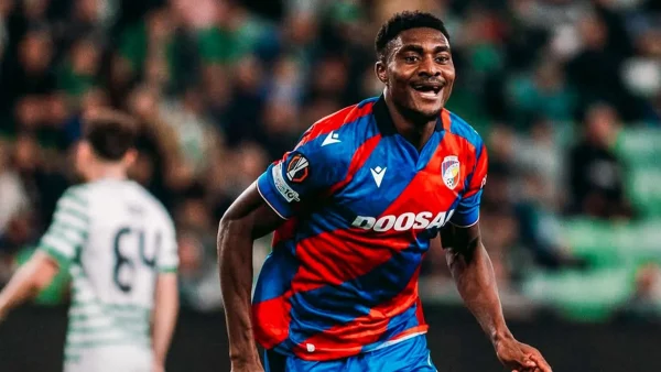 Rafiu Durosinmi scores Europa League goal for Viktoria Plzeň