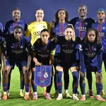 Rasheedat Ajibade celebrates first Champions League goal for PSG