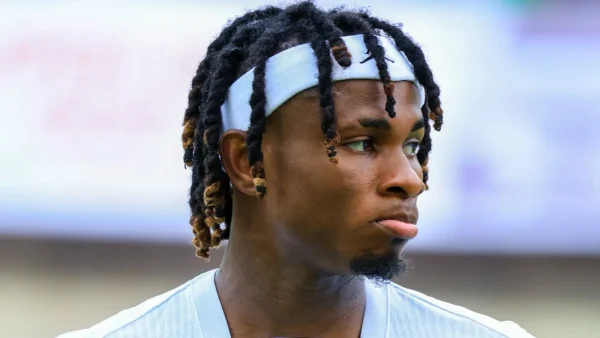 Samuel Chukwueze on international duty