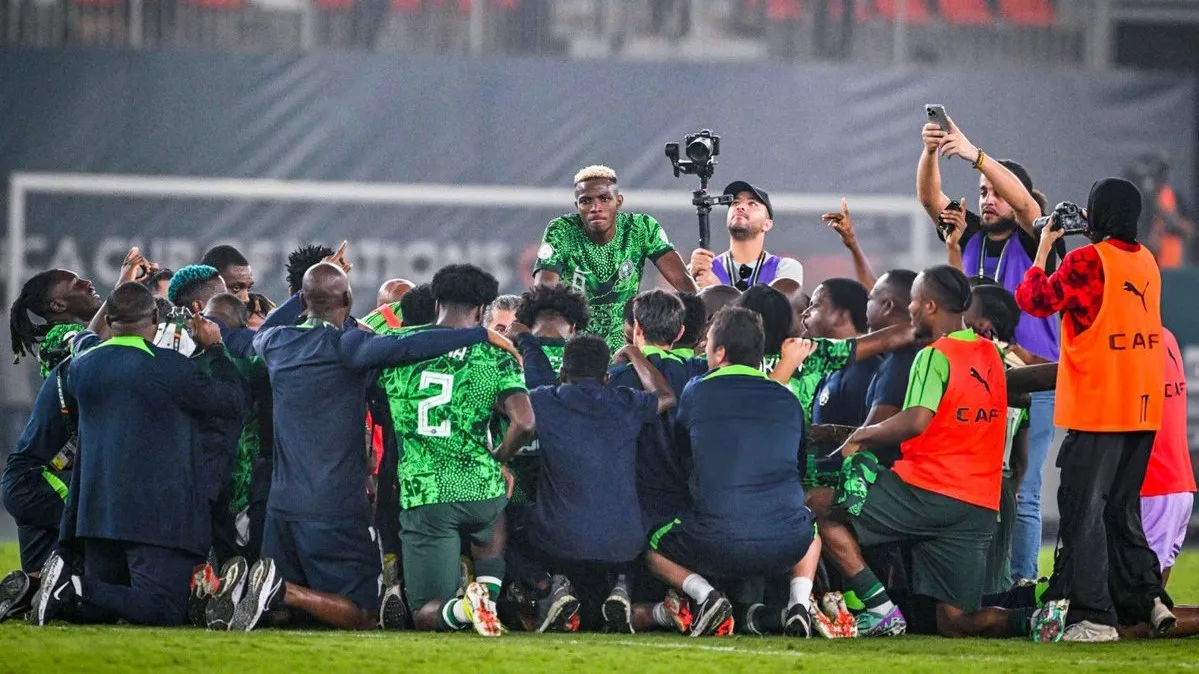 Super Eagles training during World Cup qualifiers