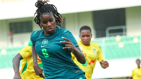 Super Falcons vs Benin WAFCON 2026 match action
