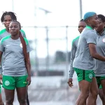 Super Falcons vs Benin WAFCON qualifier action
