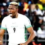 Victor Osimhen after scoring 3 goals vs Benin Republic