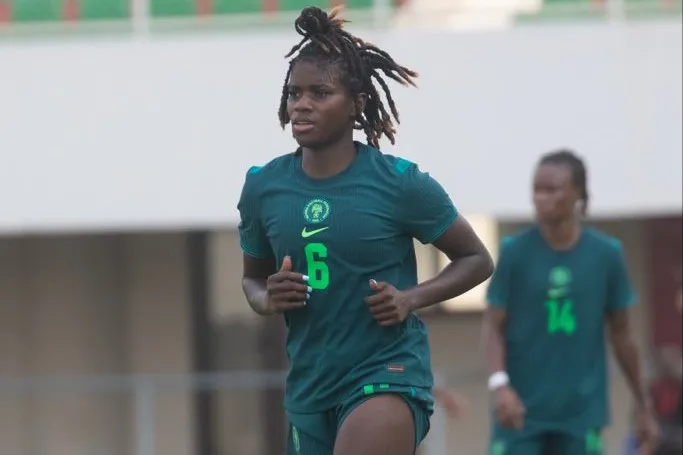 Esther Okoronkwo in action for Nigeria