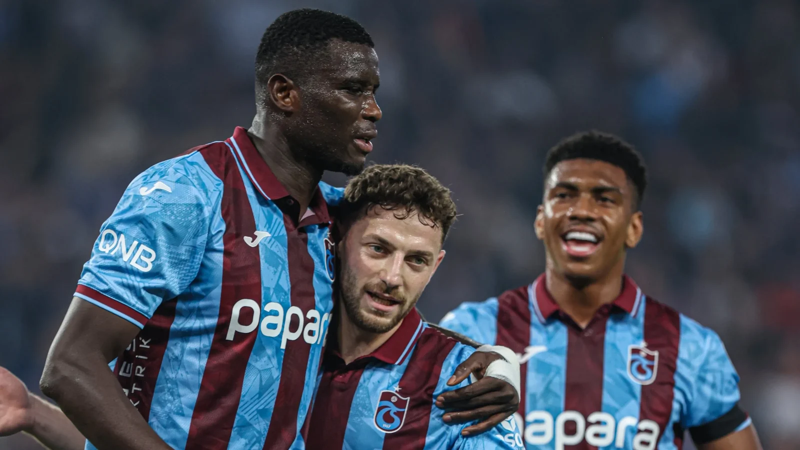 Paul Onuachu celebrates goal for Trabzonspor after Super Eagles snub