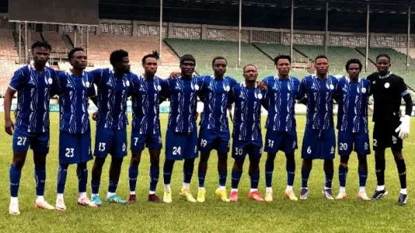 Rivers United line up ahead of CAF Champions League match
