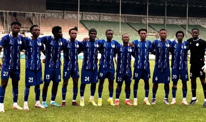 Rivers United line up ahead of CAF Champions League match