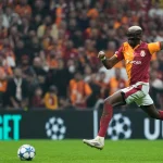 Osimhen in action