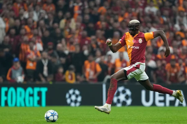 Osimhen in action