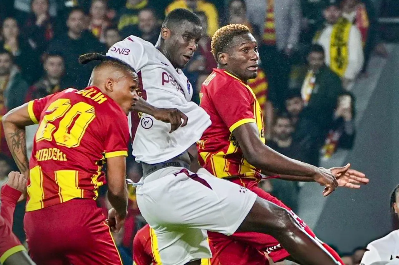 Paul Onuachu in action