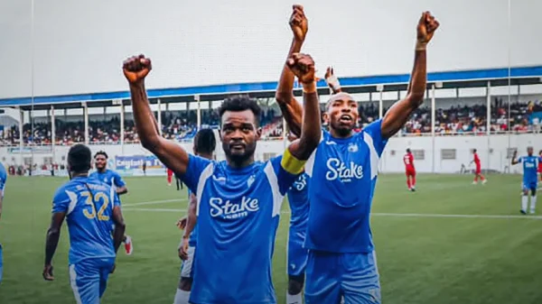 Enyimba celebrates win in Oriental derby NPFL Week 15