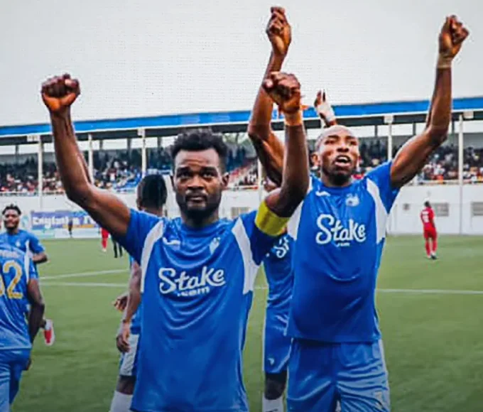 Enyimba celebrates win in Oriental derby NPFL Week 15