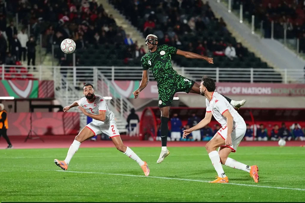 Super Eagles vs Tunisia AFCON 2025 action